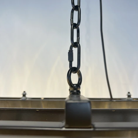 Подвесная люстра RH 1920s Odeon Clear Glass Black 180 ImperiumLoft 248522-22 (248522-22)