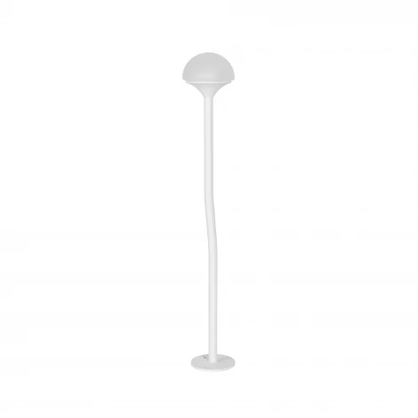 Грунтовой светильник светодиодный KT-MUCENA-BOLL-A-H350-1W Warm3000 (WH, 85 deg, 24V) (Arlight, IP65 Металл) 050669