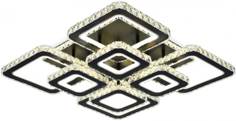 Потолочная люстра с пультом, на штанге, светодиодная Ambrella ACRYLICA FA1738