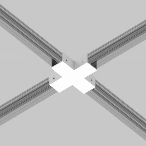 Коннектор X-образный для профиля Elasity IP Maytoni O-TR001-CC-W