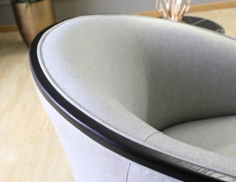 Кресло IST-CASA Элеонор NH1826, 88х86х83, молочный