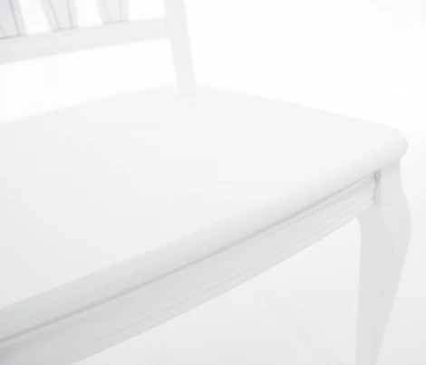 Стул Кабриоль Жесткий, Белый, Аврора