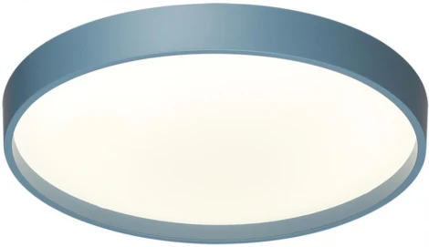 Настенно-потолочный светильник светодиодный Sonex Mavic 7745/CL COLOR SN пластик/белый/синий LED 30Вт 4000К D330 IP43 (220V, круглые)