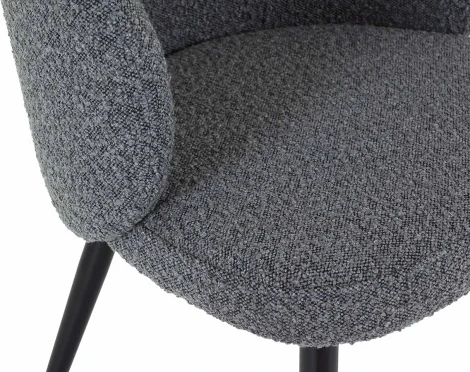 Стул Emma ОГОГО Обстановочка! (Металл,Букле/Темно-серый) арт.923233