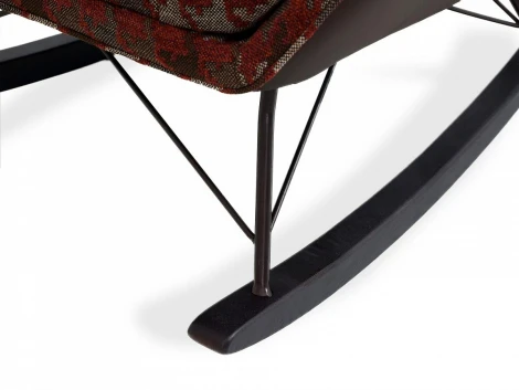 Кресло-качалка Oscar pump ОГОГО 632075 (бордовый)