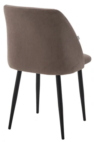 Стул ПЬЕР цвет Marseille-16 Капучино, велюр / Черный каркас M-City 64597
