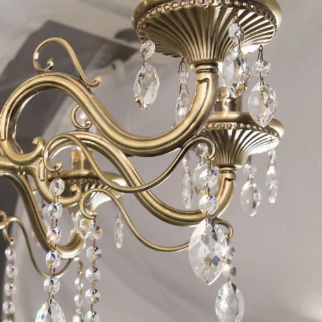 Подвесная люстра Citilux Кармен CL404183 (220V, на цепи, свеча)