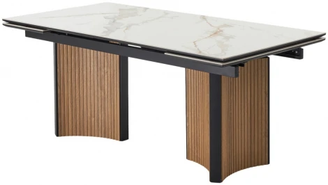 Стол СТРАДИВАРИ 180 цвет 116 BG, керамика / Дуб Американский M-City 64413