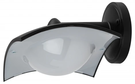 Настенный фонарь уличный светодиодный ЭРА ДБУ 07-8-004 3000К «Дели 4» черный