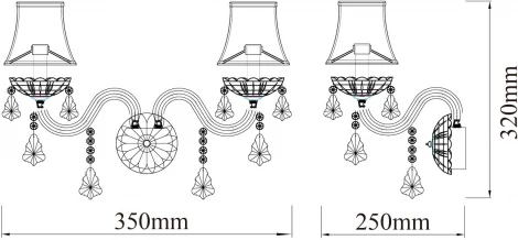 Бра Chiaro Ивелина 475020402