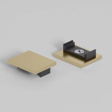 Заглушка для накладного шинопровода Elektrostandard Line Magnetic Brass Line 85230/00 (латунь)