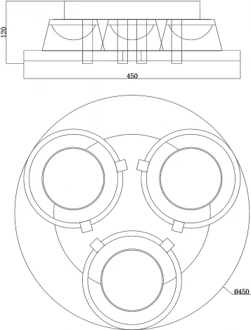 Потолочная люстра Moderli Biene V1110-CL