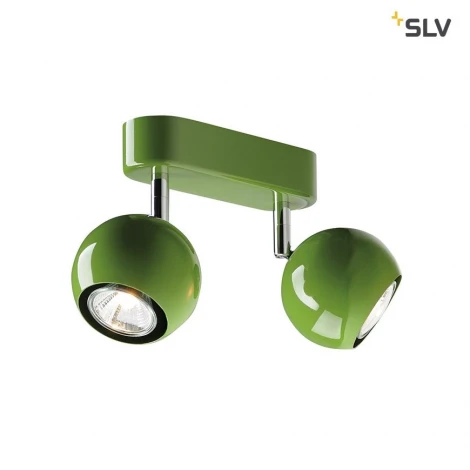 Спот Light Eye SLV, цоколь GU10, зеленый