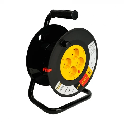 Катушка 4-х местная без провода со шторками Stekker Standart 50177