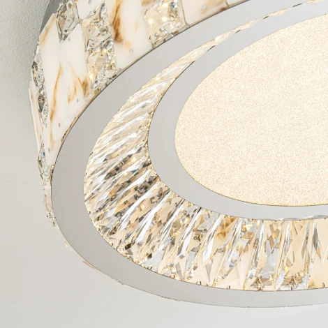 Потолочный светильник светодиодный с пультом с регулировкой цветовой температуры Modelux ML.2400.500 CR