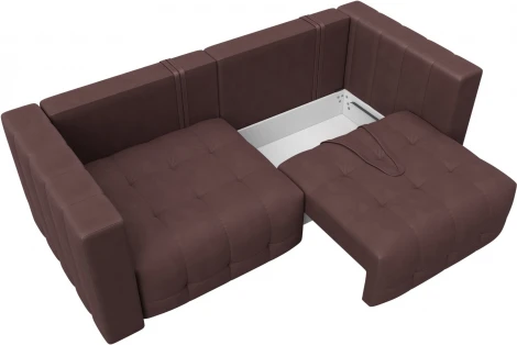 Диван прямой Лига-052 НПБ Лига Диванов (Замша) арт.128770