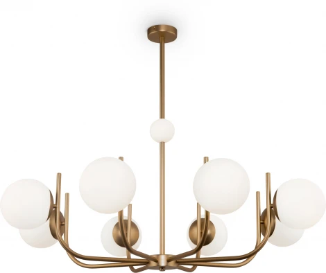 Потолочная люстра на штанге Maytoni Rendez-vous MOD109PL-08BS (220V, шарики)
