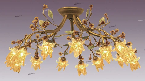 Потолочная люстра N-Light 90233 90233/15C gold