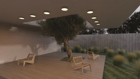 Потолочный светильник уличный Maytoni Zon IP O431CL-L30B3K (LED, 220V)