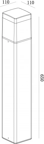 Наземный уличный светильник Chicago 8109 Mantra (220V, IP65)