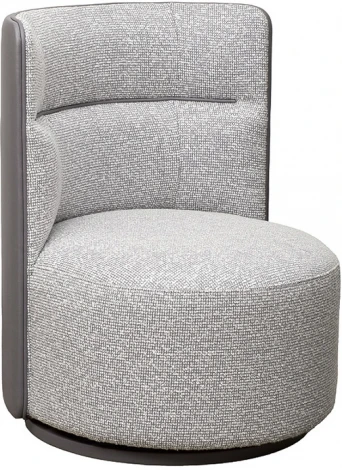 Кресло поворотное Duomo рогожка Santo1400+Enzo965 70*72*90см Garda Decor арт.DUOMO-K-Santo1400+Enzo965