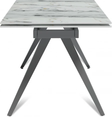 Стол раскладной Asti (140+40+40), керамика глянцевая Ice Jade Top Concept арт.21881