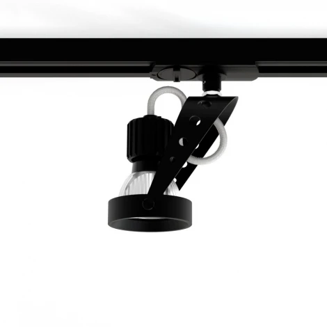 Трековый светильник однофазный 7W 220V Black RAUMBERG 8127Bk (круглые)