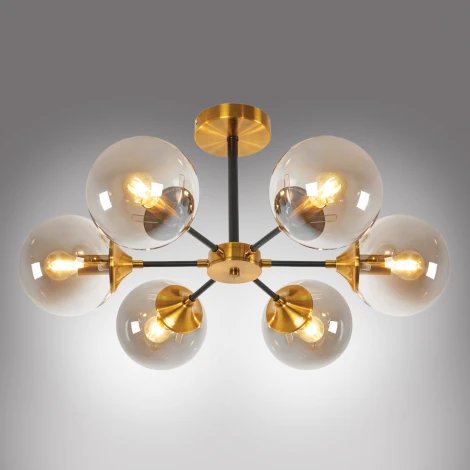 Потолочная люстра на штанге MyFar Fisher MR1741-6C (220V)