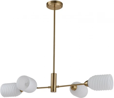 Потолочная люстра на штанге Lumion Monroe 6512/4C латунь E14 4*40W 220V