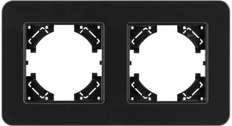 Рамка стеклянная FRM-OMALI-SFGS-2-BK (Arlight) 049709