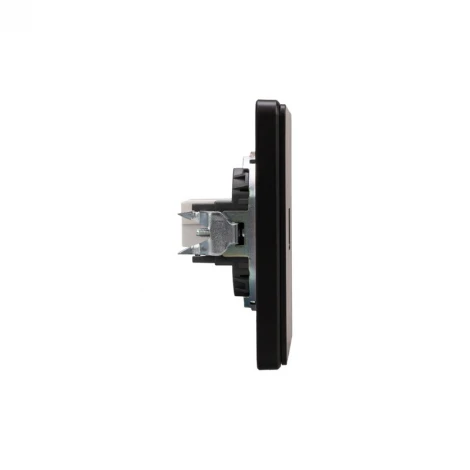 Розетка компьютерная RJ45 кат6 с/у оникс Kranz Round KR-78-0724-3