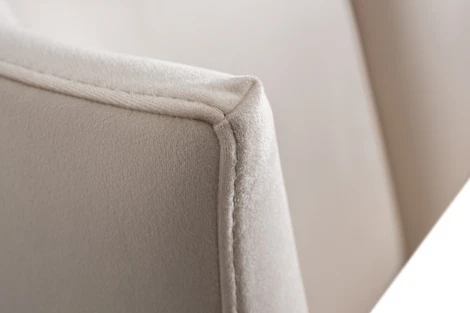 Кровать Siena без мех.велюр бежевый Colt002 199*222*116см Garda Decor арт.Siena2К-160-Colt002