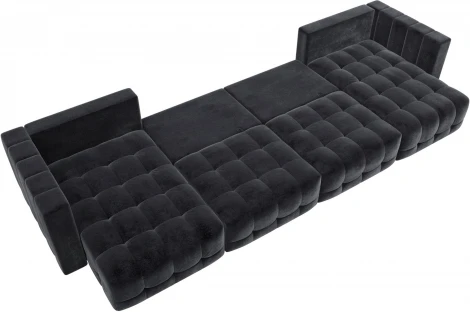 Диван П-образный Лига-052 НПБ Лонг Лига Диванов (Велюр) арт.128844