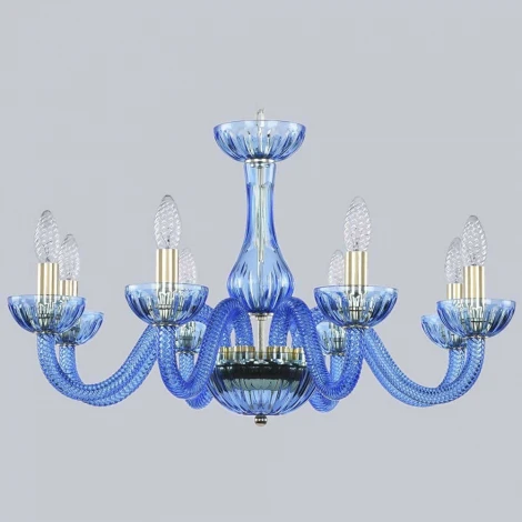 Подвесная люстра Bohemia 1310 1310/8/240 G Aq/Aquamarime/M-1H