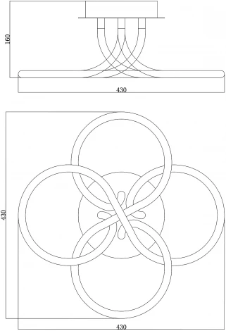 Потолочная люстра Moderli Velutte V1040-CL