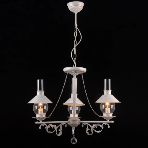 Подвесная люстра Natali Kovaltseva Alabarda 75052/3C IVORY