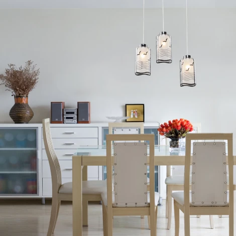 Подвесной светильник Максисвет 4965 2-4965-3-CR E27