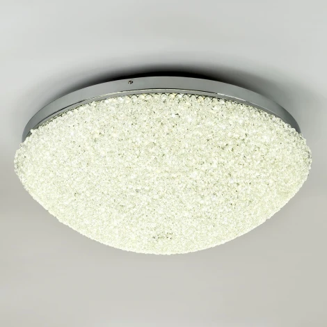 Потолочная люстра светодиодная хрустальная с пультом с регулировкой цветовой температуры Modelux MODELUX ML.2320.700 CR