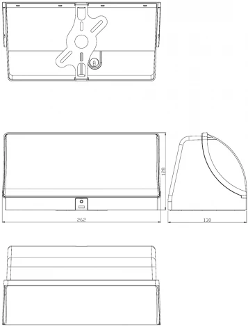 Архитектурная подсветка Escada 30002LED 30002W/01 LED*30W IP65 Black