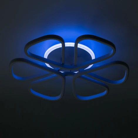 Потолочная люстра RGB Citilux Сезар Смарт CL233A250E (LED, 220V, умный дом - Алиса, Маруся, Сири, цветы)