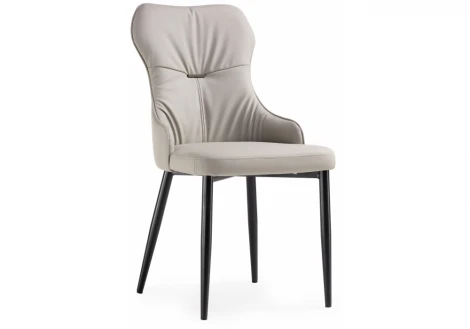 Стул Woodville на металлокаркасе Neli beige / black 15216