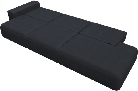 Диван прямой Лига-036 НПБ Модерн Лонг подлокотник слева Лига Диванов (Замша) арт.127698L