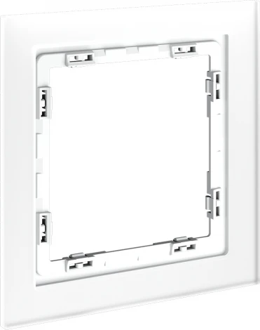 Рамка на 1 пост (белый, матовый, стекло) Voltum S70 VLS110102