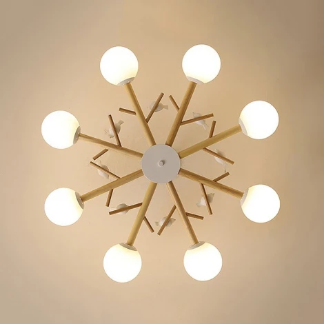 Потолочная люстра на штанге ImperiumLoft FINCH01 (220V, шарики, птички)