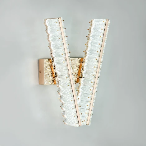 Бра светодиодное хрустальное с регулировкой цветовой температуры Modelux MODELUX ML.751.02 GD