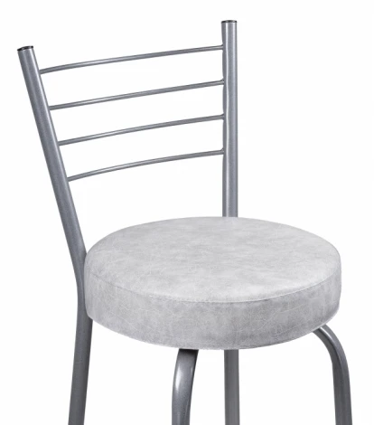 Барный стул Woodville Kuroda белый мрамор / светлый мусс 490088