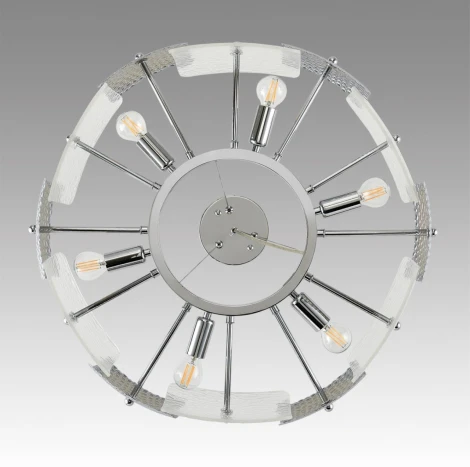 Подвесной светильник Lumion Liberti 6588/6 хром/тонированное стекло, металл/стекло E14 6*40W 220V (на тросе, круглые)