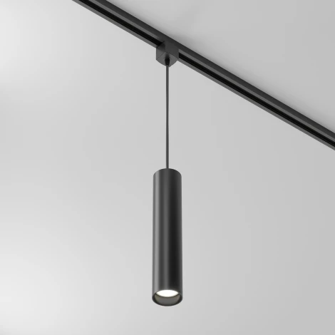 Трековый подвесной светильник Focus Unity GU10 50Вт (однофазный) Maytoni Technical TR025-1-GU10-B (220V, круглые)