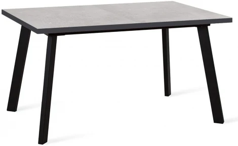 Стол DikLine HB140 хромикс белый, опоры черные