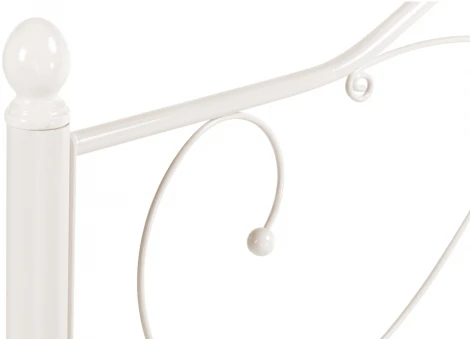 Двуспальная кровать Woodville Мэри 2 160х200 белая 402983